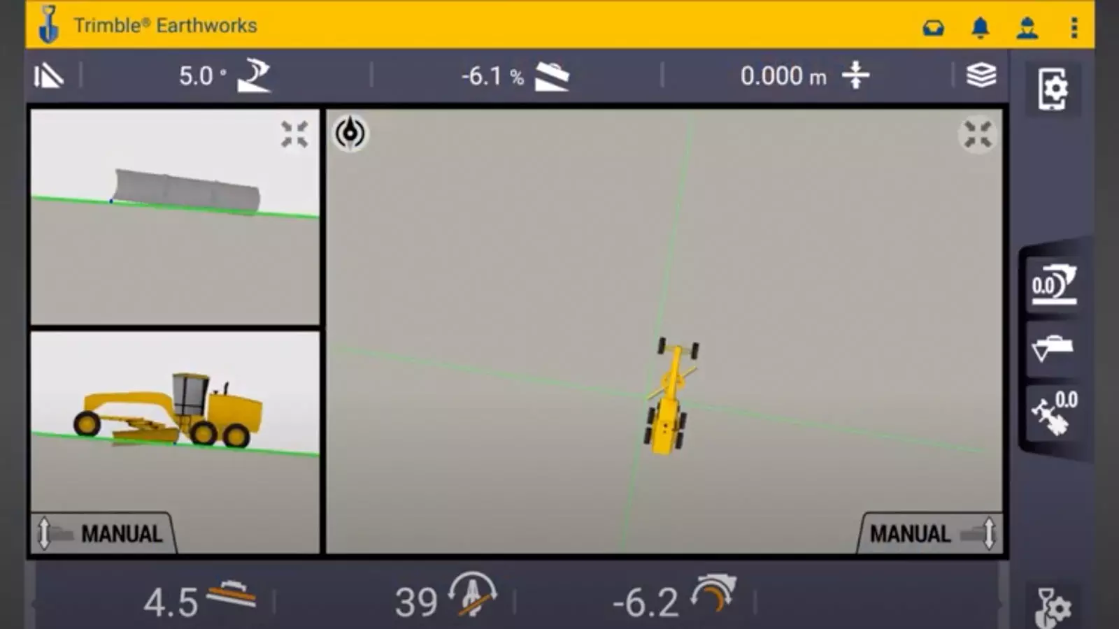 trimble earthworks software for motor graders